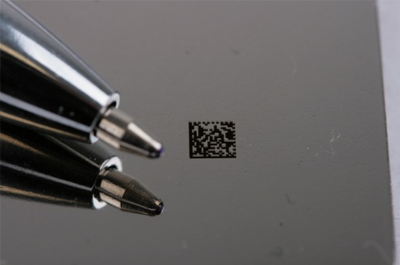 black marking of metals, qr code