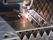 fiber laser cutting aluminum