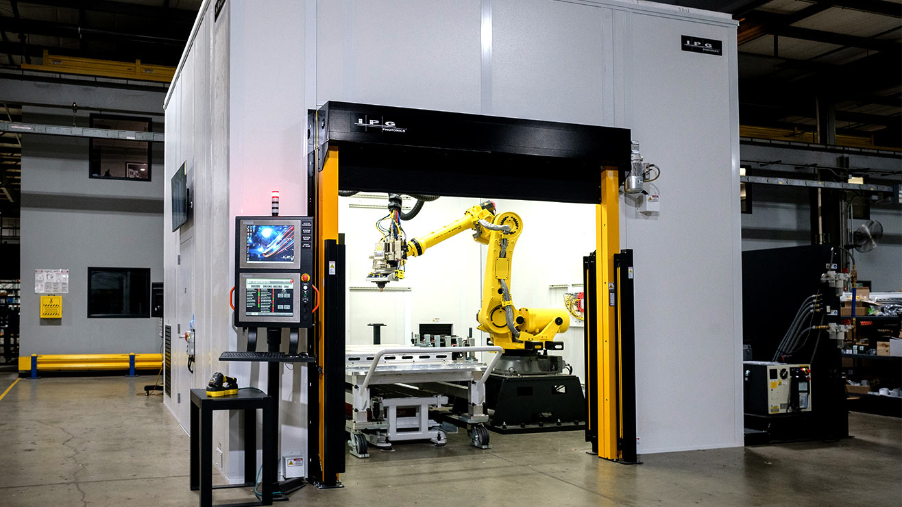 A six axis robotic laser system with IPG scanning optics