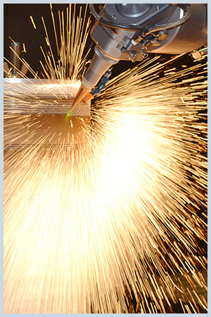 laser drilling metal