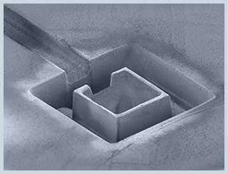 polymer micro laser milling - microfluidic